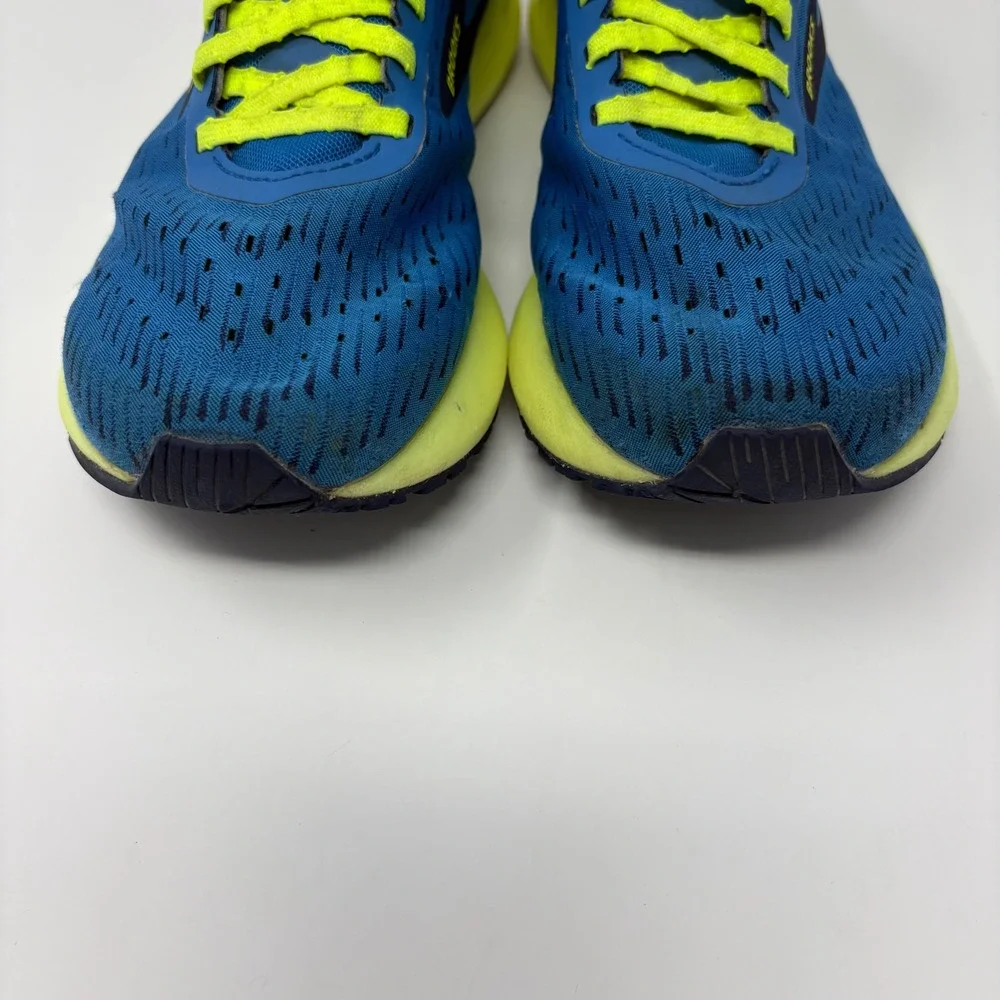 Brooks Hyperion Tempo Mens Size 9.5 Blue Yellow Running Shoes (1103391D491)